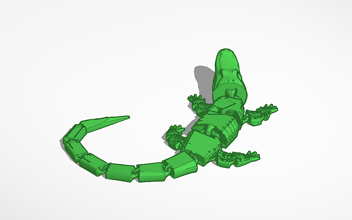 Articulated alligator