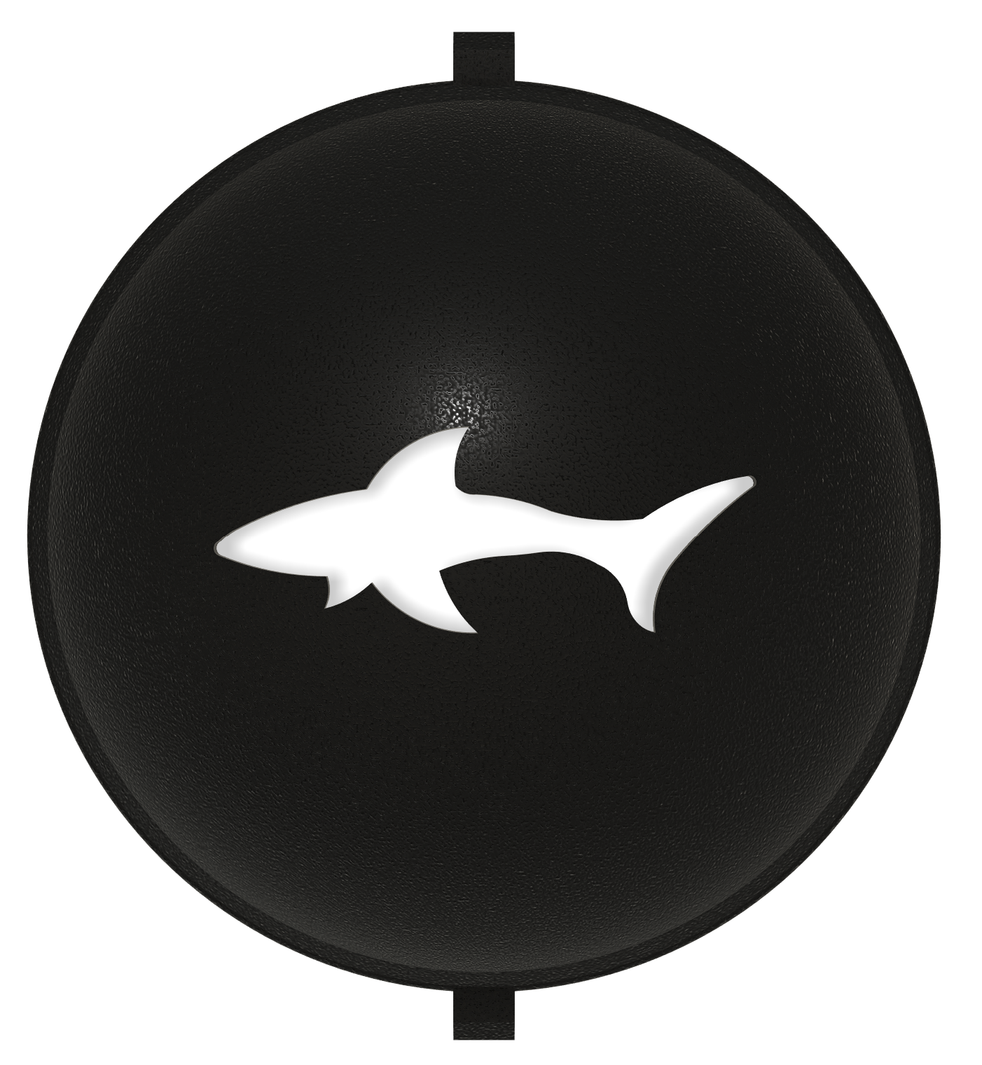 Golf - Golf Ball Stencil - Insert - Shark - Marker