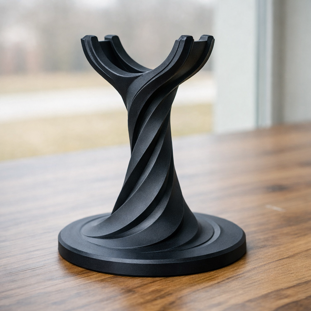 Parametric Elegance Headphone Stand