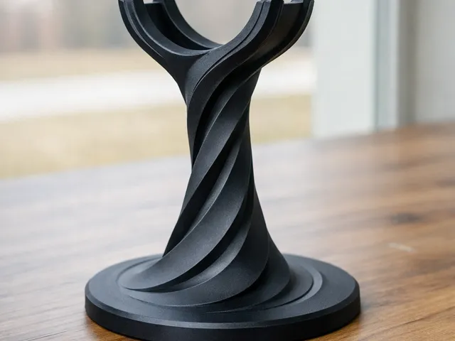 Parametric Elegance Headphone Stand