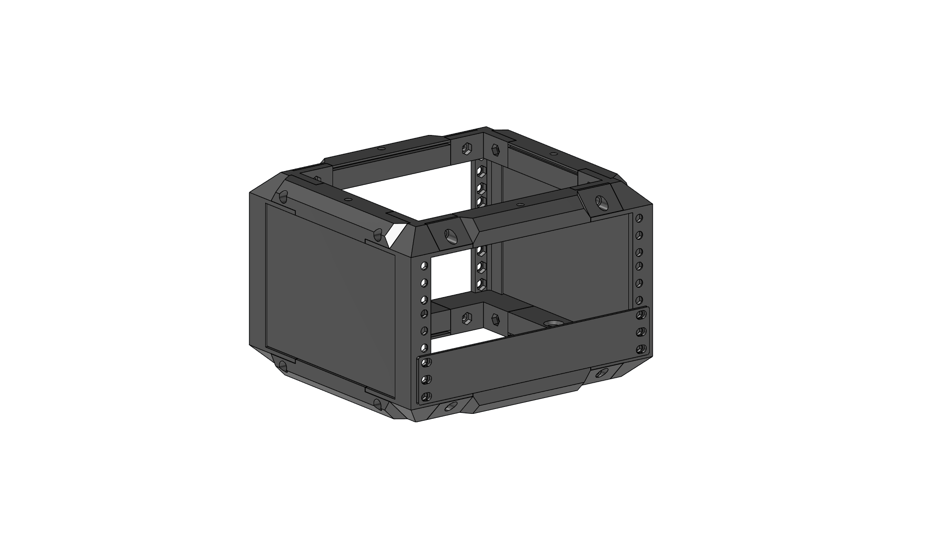 Miniatura 7 do modelo 3D 10 Modular Inch Server Rack