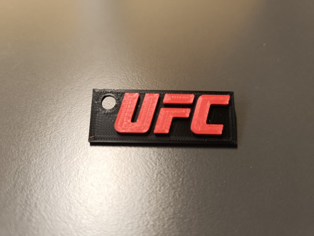 Miniatura 2 do modelo 3D UFC KEYCHAIN