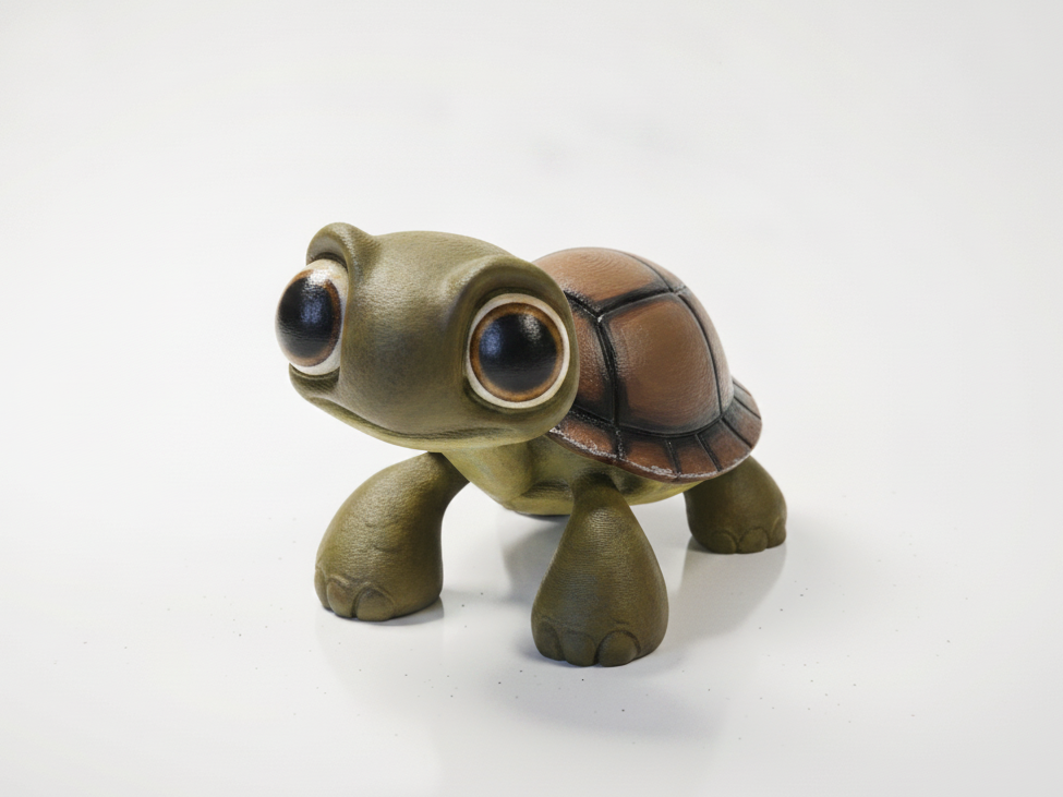 Tortoise Figurine Animal Sculpture 3D Printable