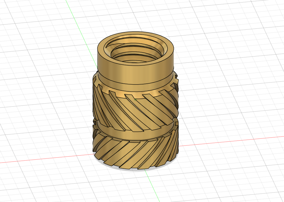 M5 x 9.5 x 7.1 Heat Sink Threaded Insert