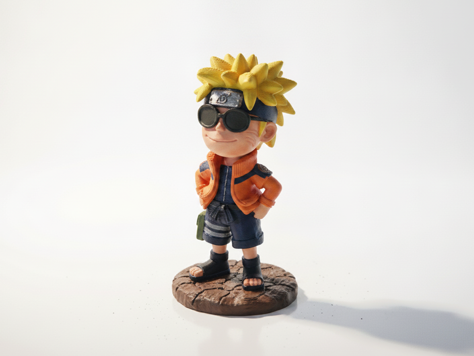 Chibi Beach Naruto Figurine Anime Collectible 3D Printable