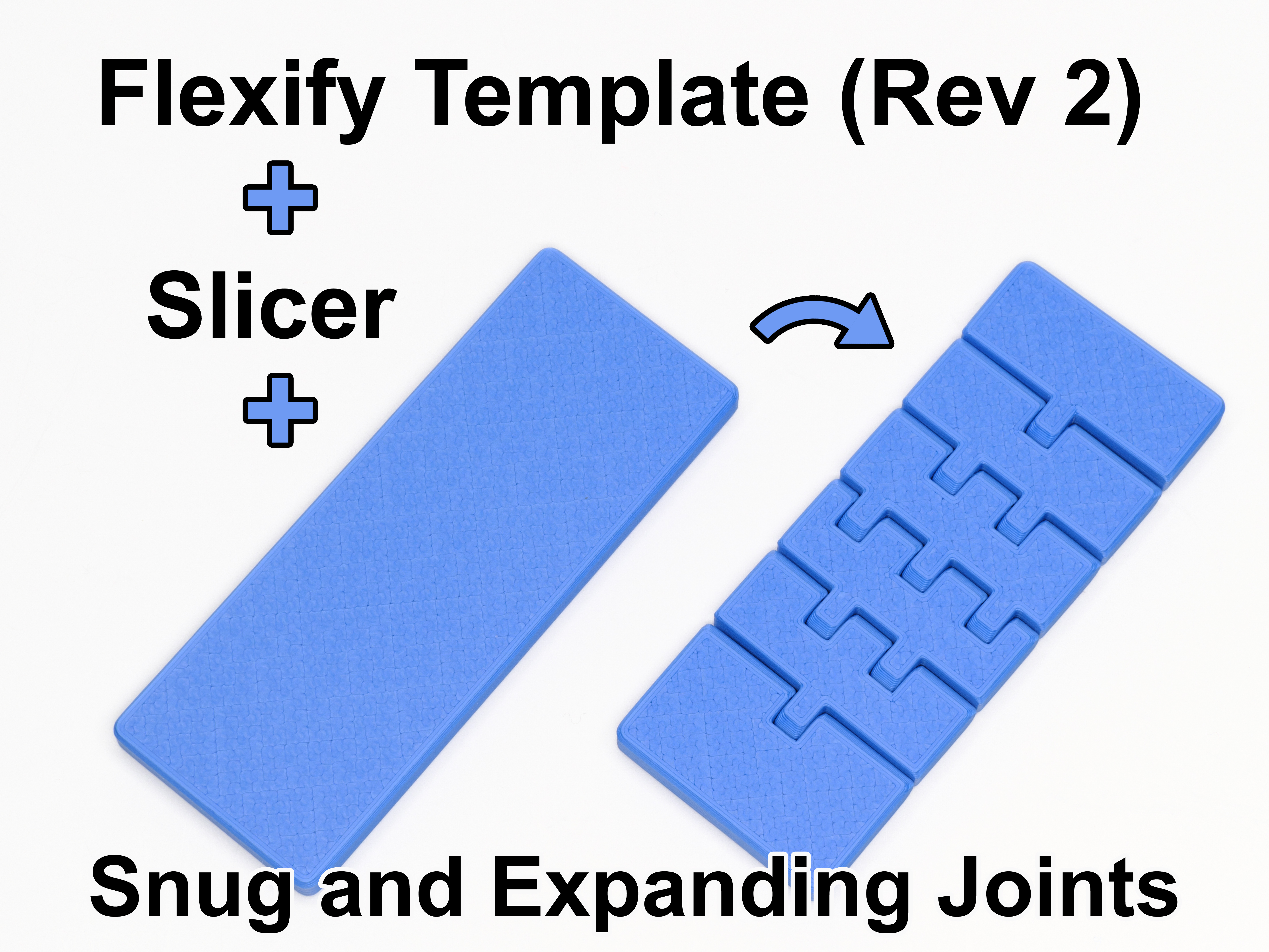 Flexify (REV 2) - Template for Flexi Joints 3D model by Flying Gyroscope
