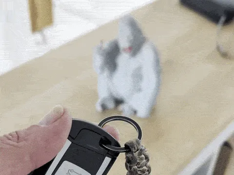 Der Schlüssel Gorilla Halter // Mehrfarbig oder Einfarbig