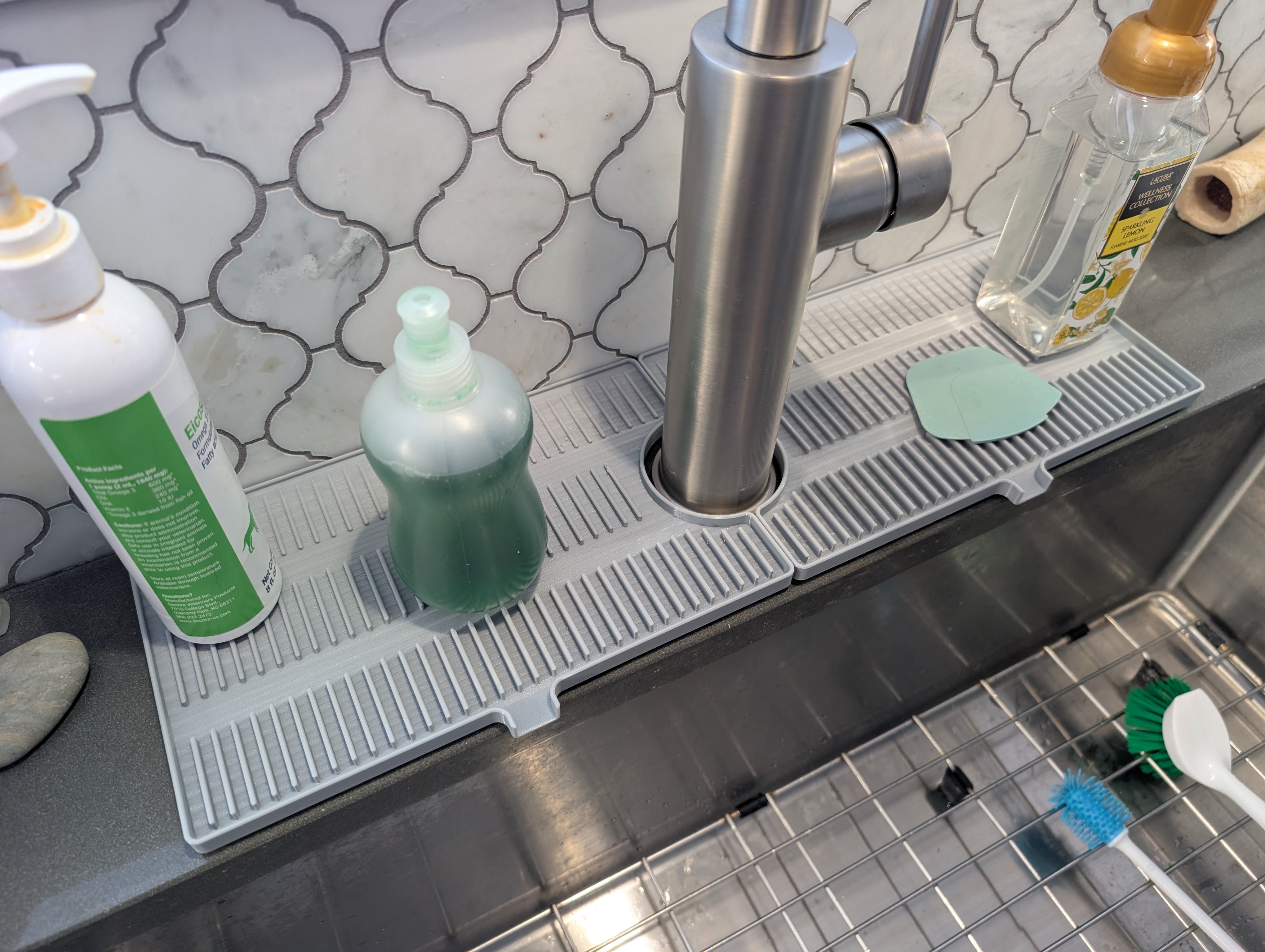 Kitchen Sink Around-Faucet Tray (250mm x 150mm, 60mm Faucet)