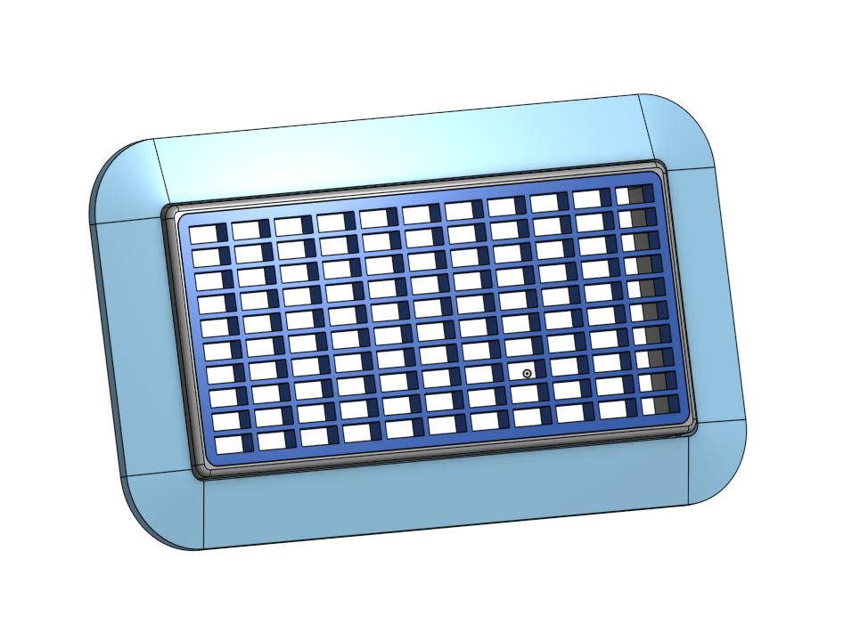 10x5cm Side Vent Grill for Optiplex GPU mod
