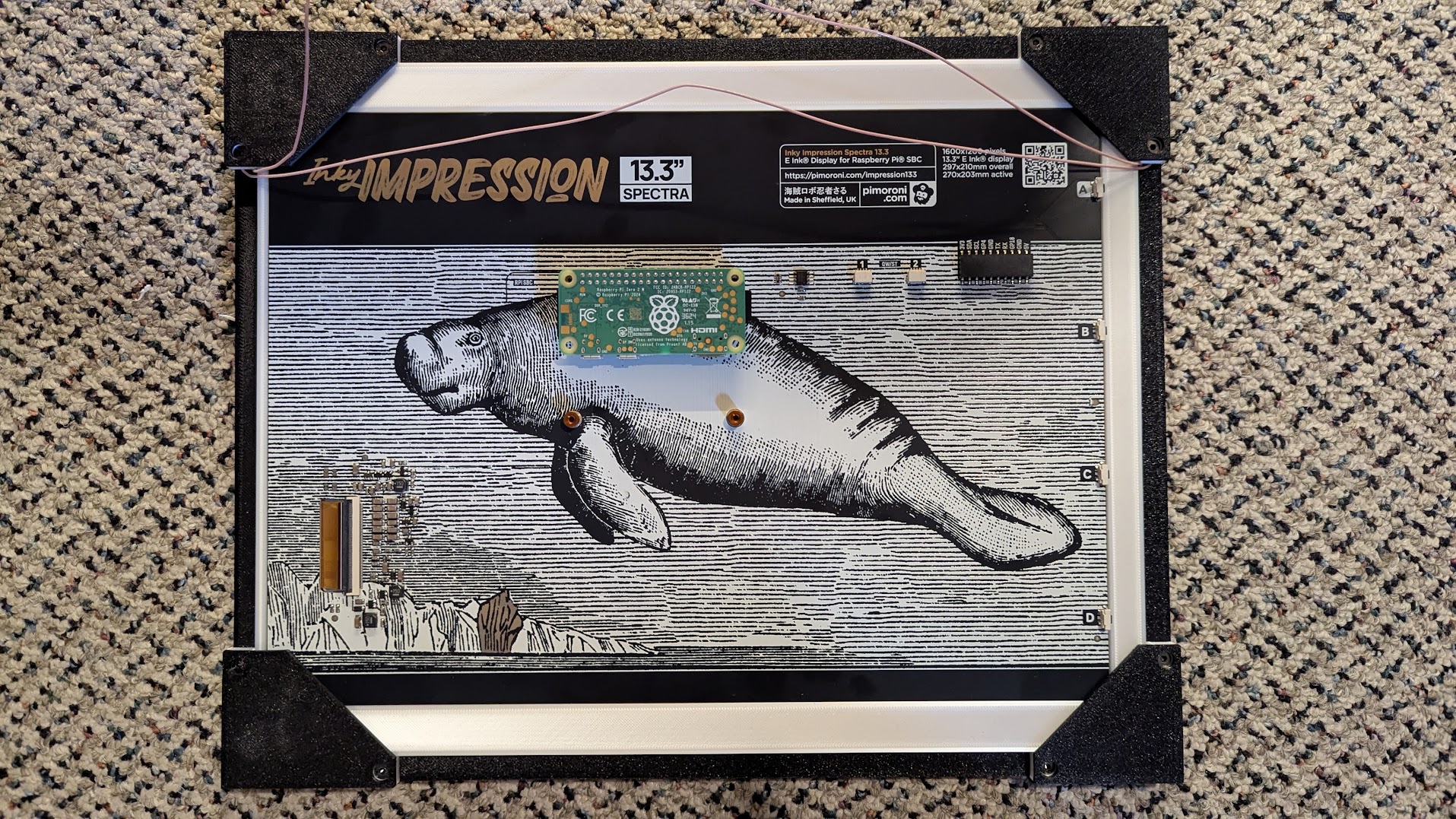 2025 13.3-inch Inky Impression framing mat