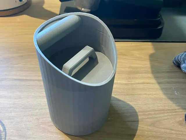 Coffee Grounds Knock box & Lid