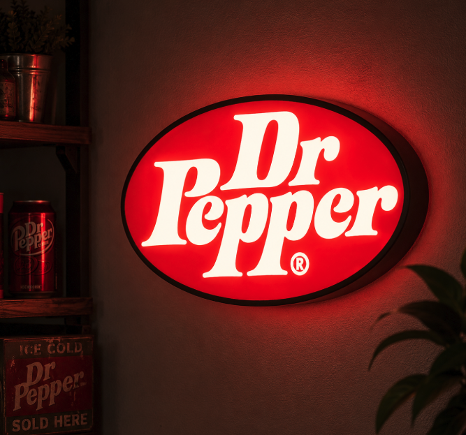 Dr Pepper LED Light Box | Multi-Color 3D Printable STL