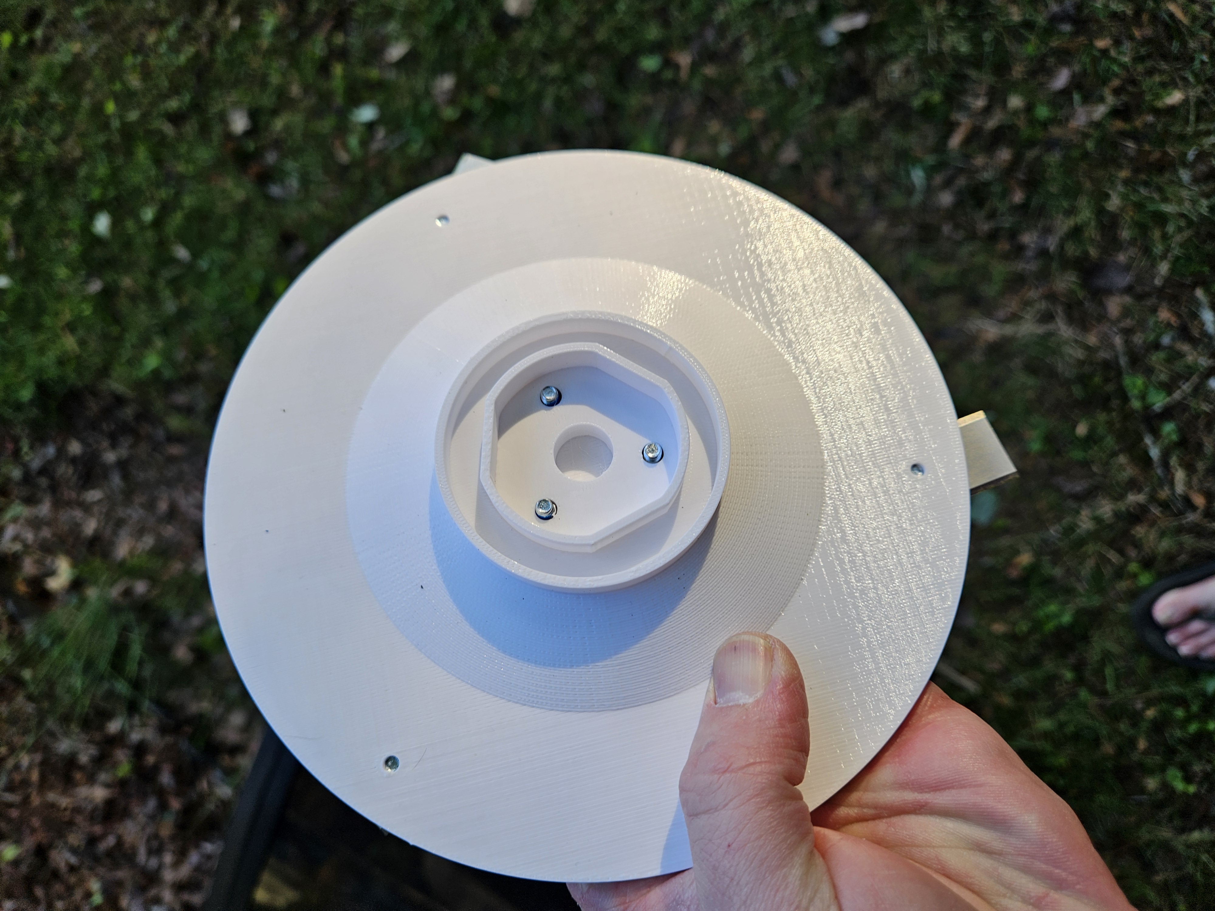RoboUp T1200 Pro Cutting disc with spacers.