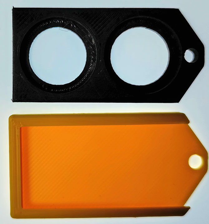 dual 2032 battery holder 3D model