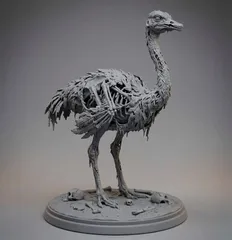Zombie Ostrich Statue