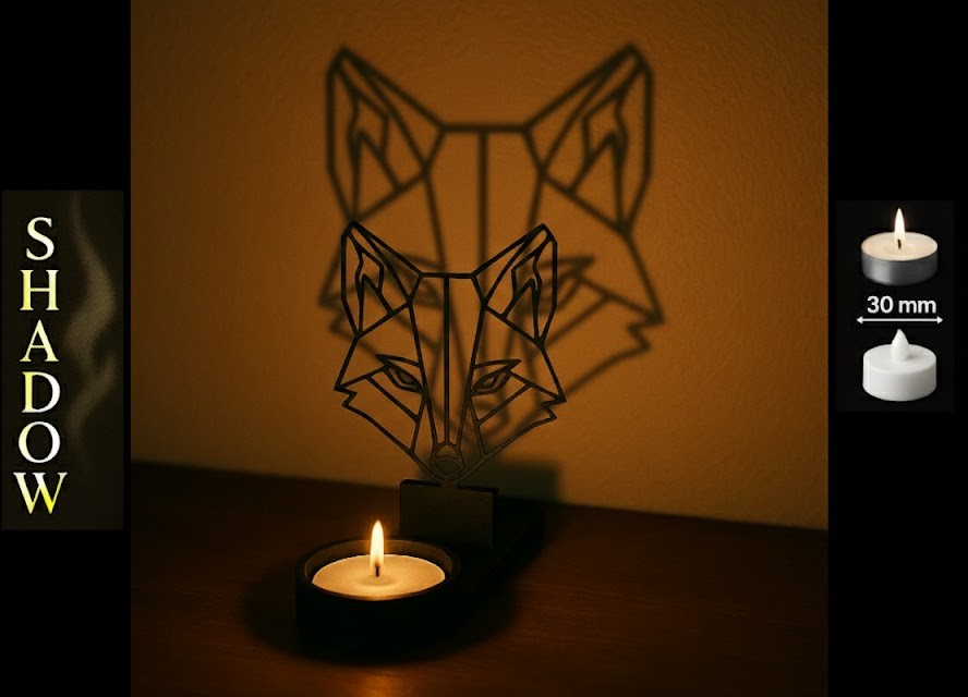 Shadow Art - Abstract Fox