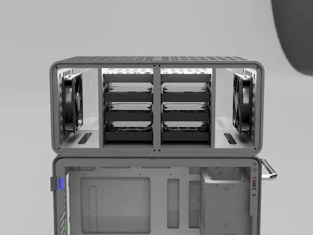 8x 3.5" hard drive extension for Qube 540