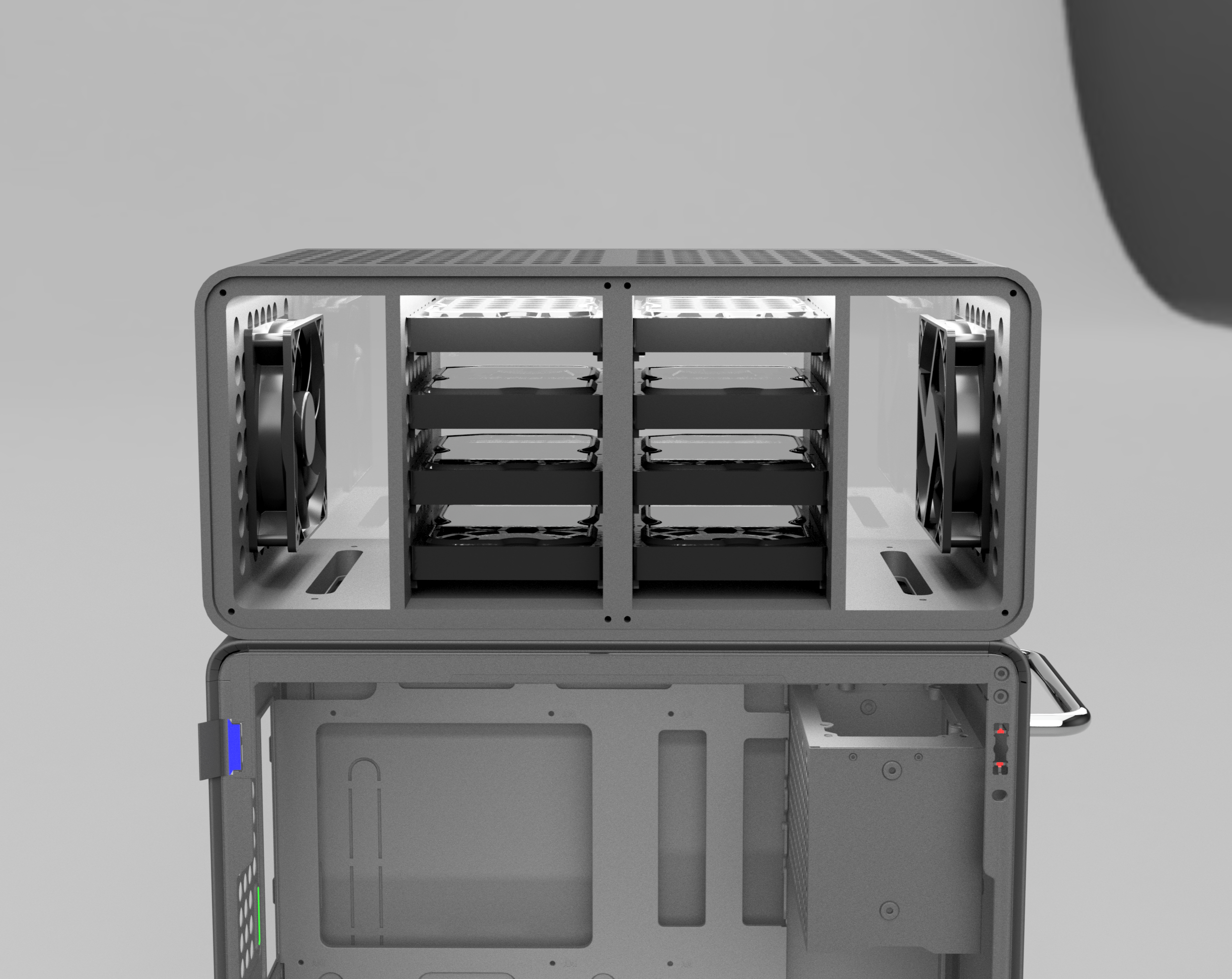 8x 3.5" hard drive extension for Qube 540