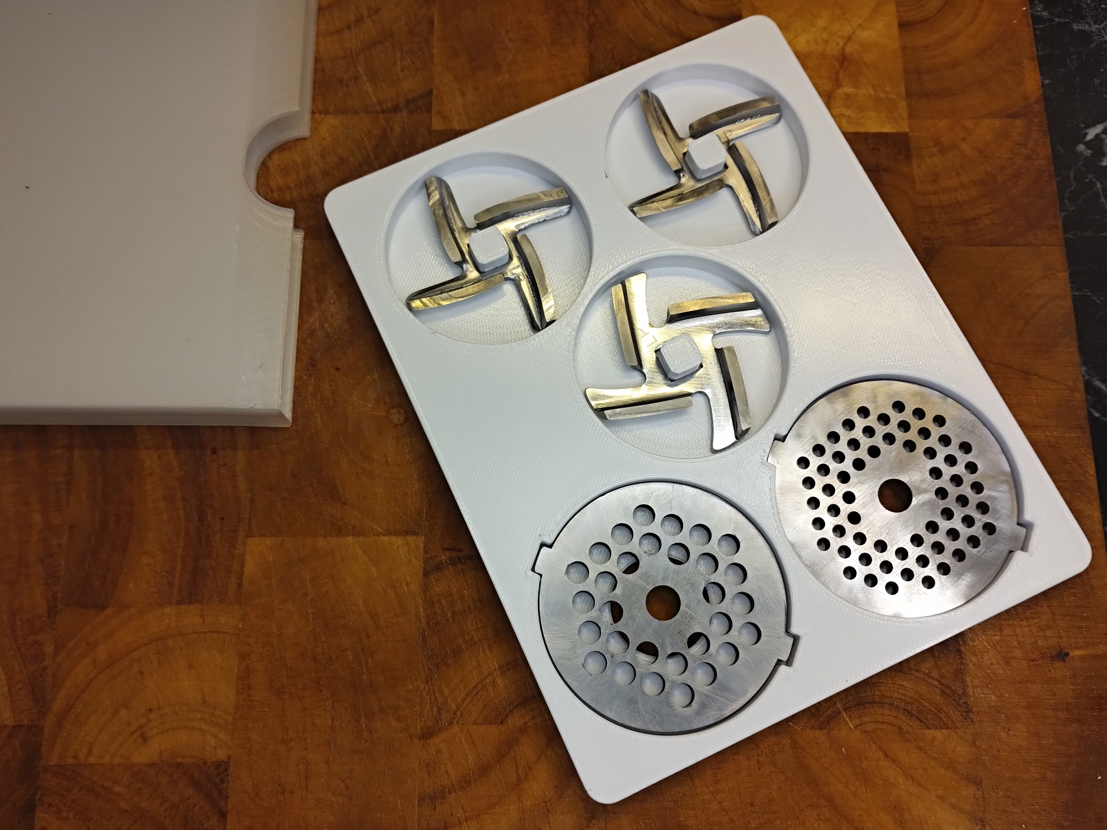 Meat Grinder Hole Plates Box