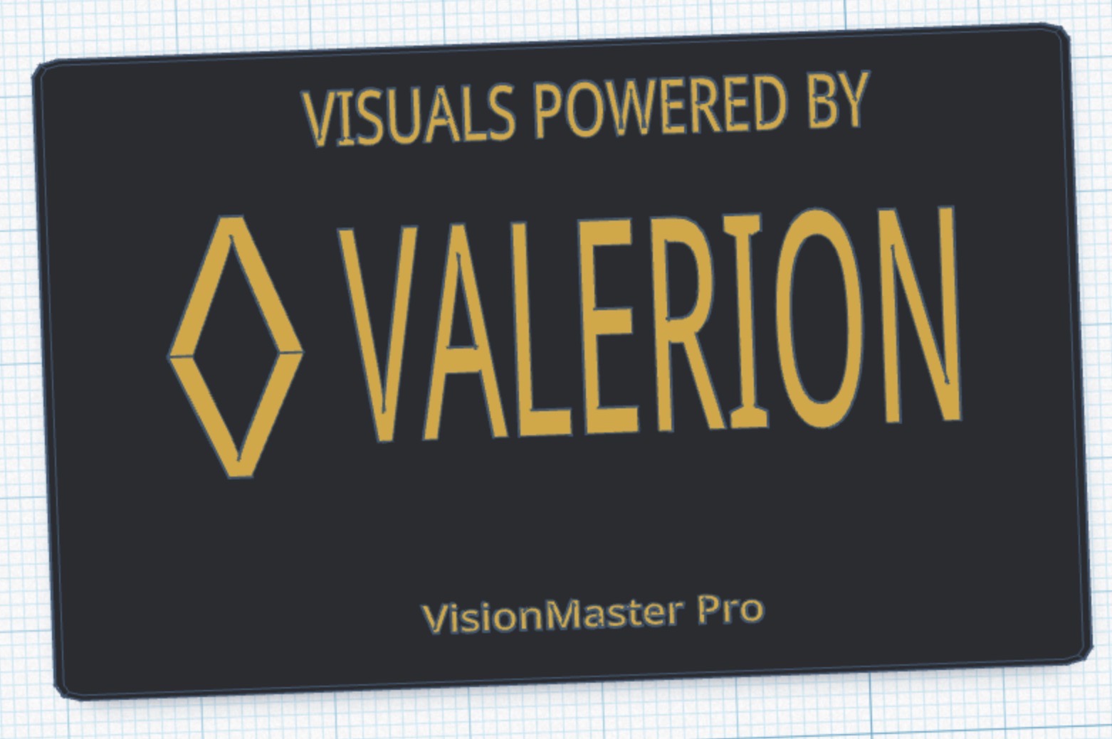 Valerion Pro home theater sign