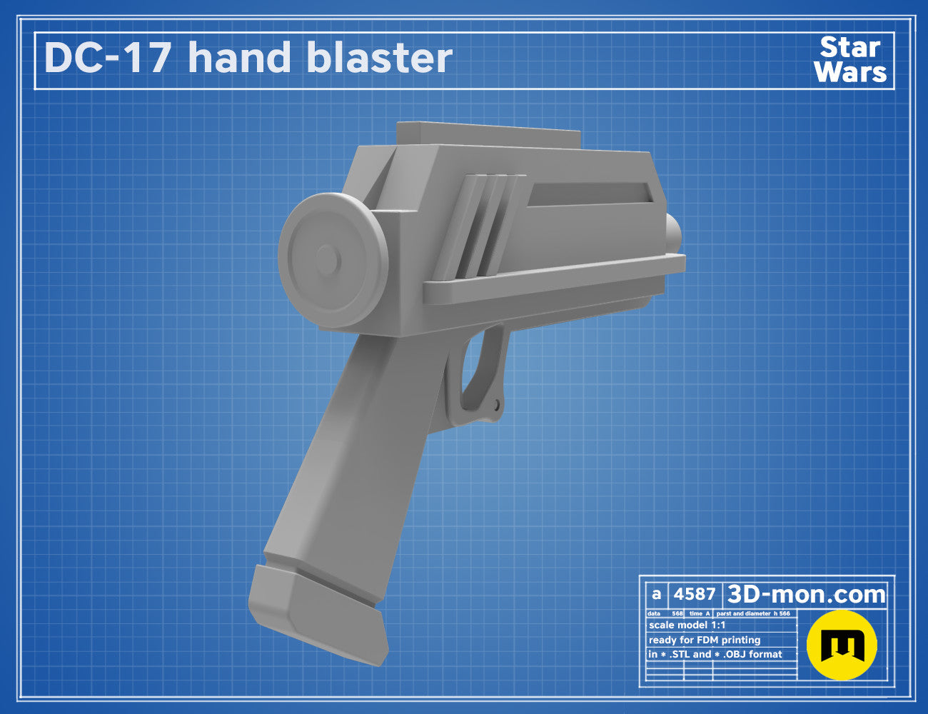 DC-17 Blasters (BadBatch/CloneWars) — miniatura 15