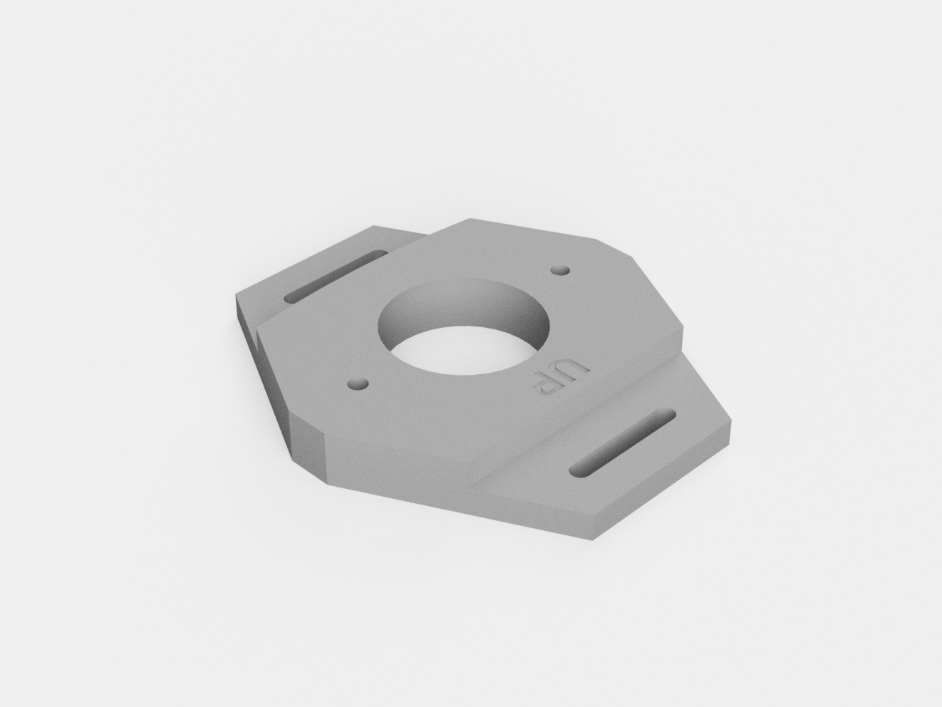 Adapter plate for ANNKE I91DX (or FCD600) to 40x20 aluminium extrusion