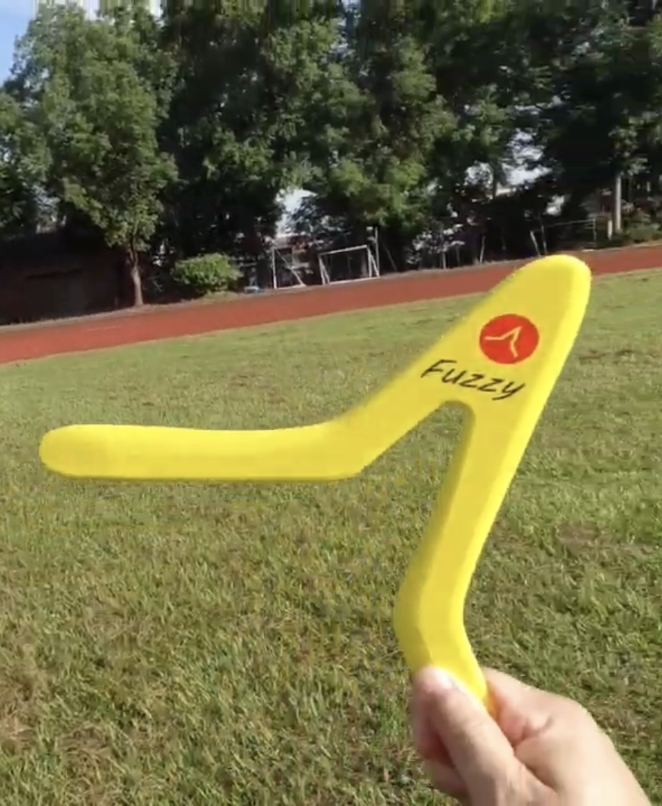 Fuzzy boomerang