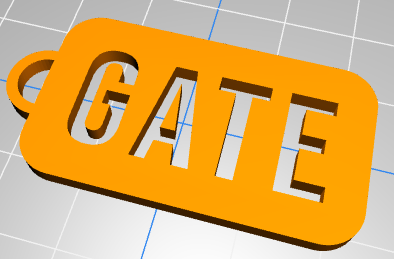 ''gate'' keychain — miniatura 2