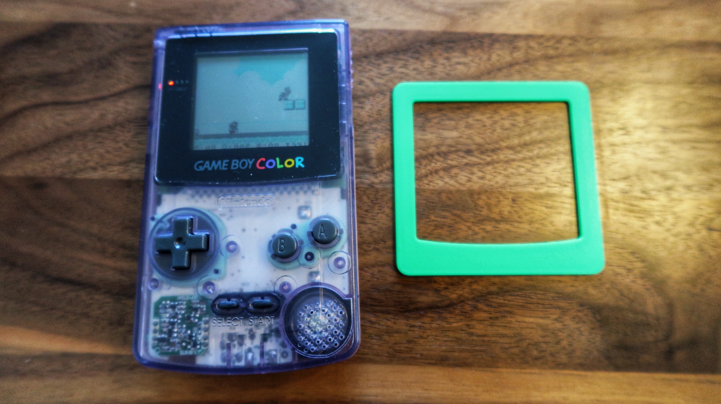 Gameboy Color Screen Protector Template