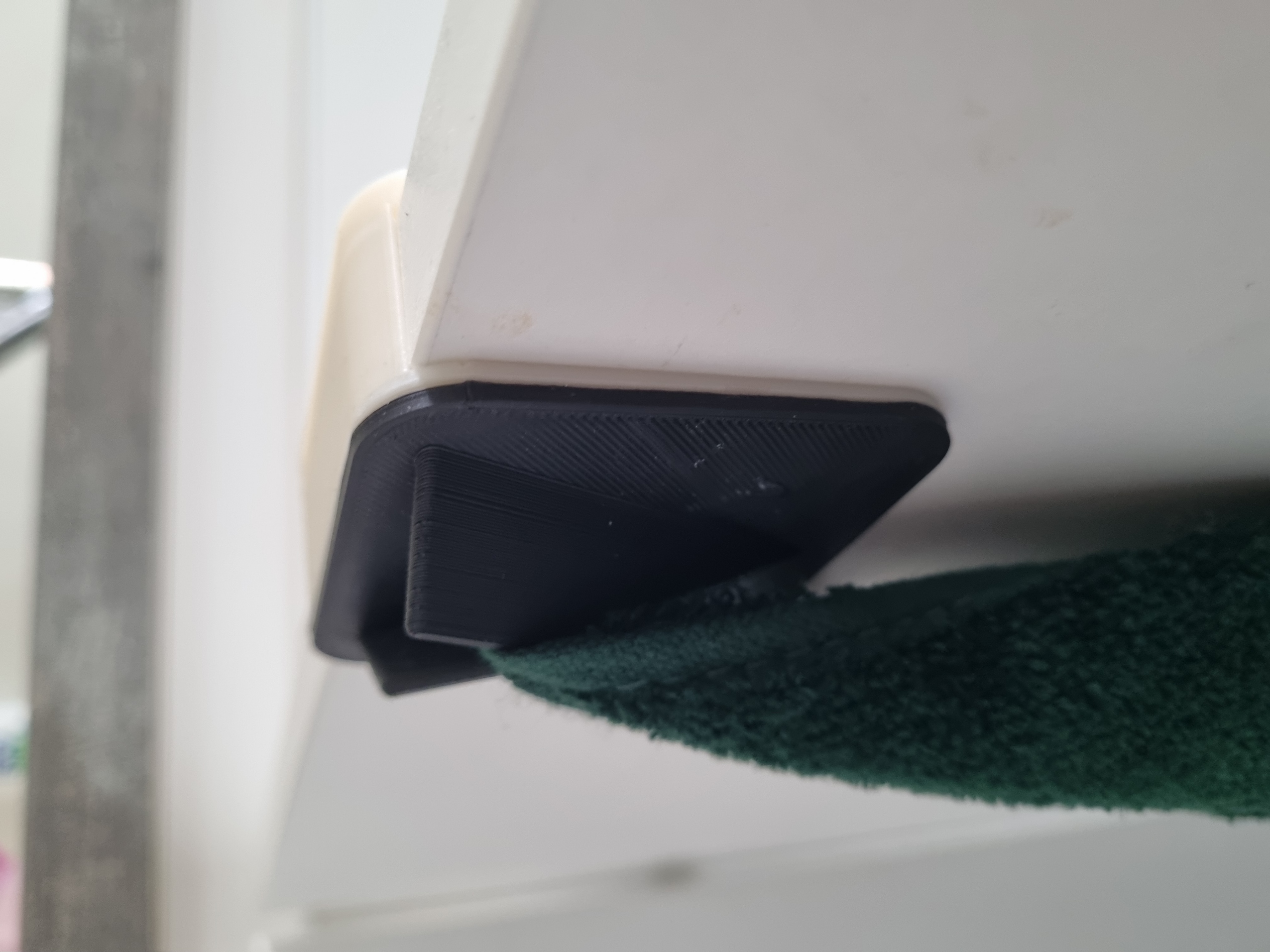 Door attachment for The GREATEST Towel Hooks V2 3D model thumbnail