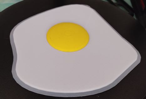 Oeuf au plat - fried egg