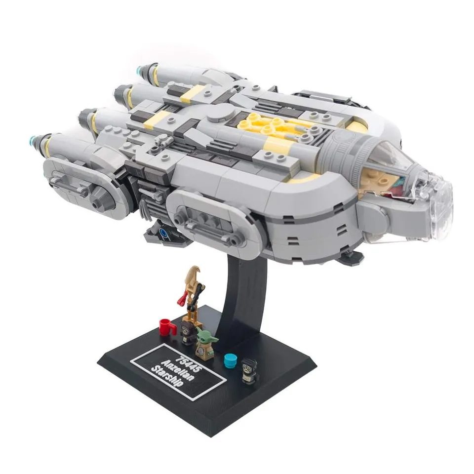 Display Stand for LEGO Star Wars 75445 Anzellan Starship by