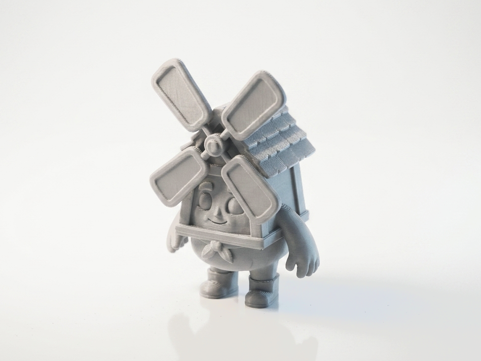 Barn Boy Windmill Character Figurine 3D Printable