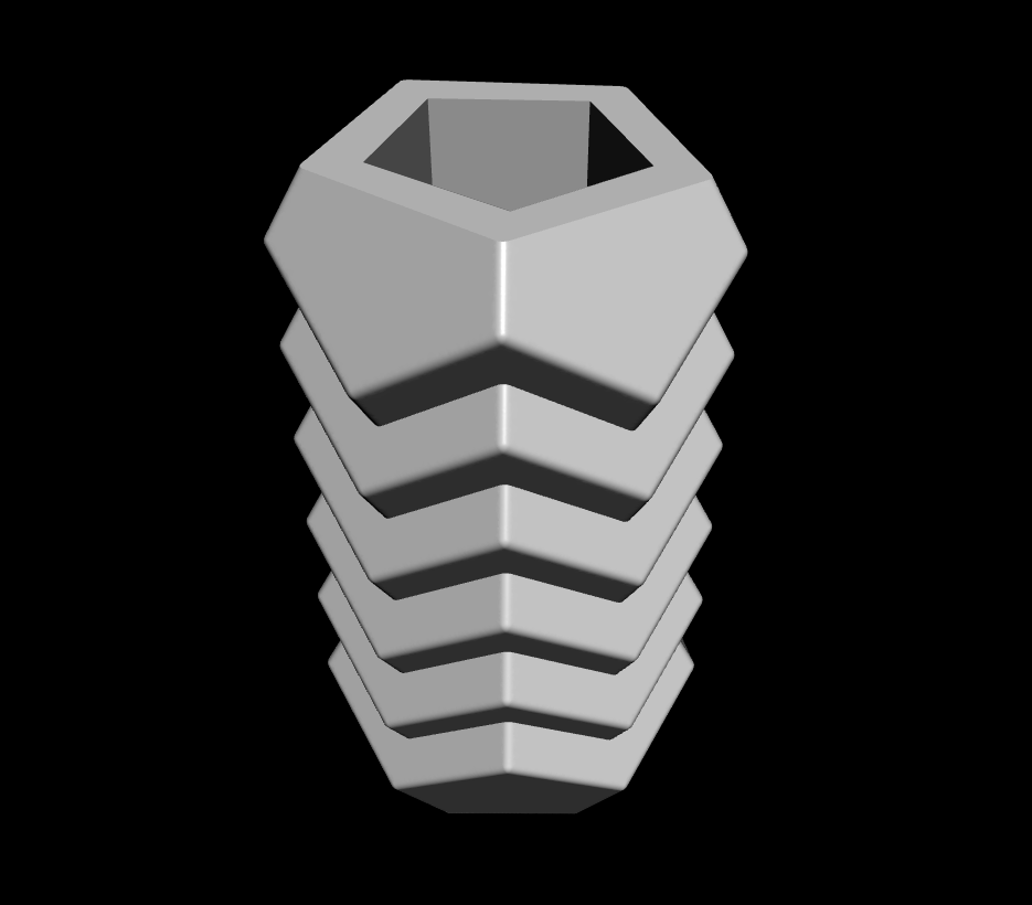 Dodecahedron vase