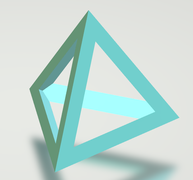 regular tetrahedron