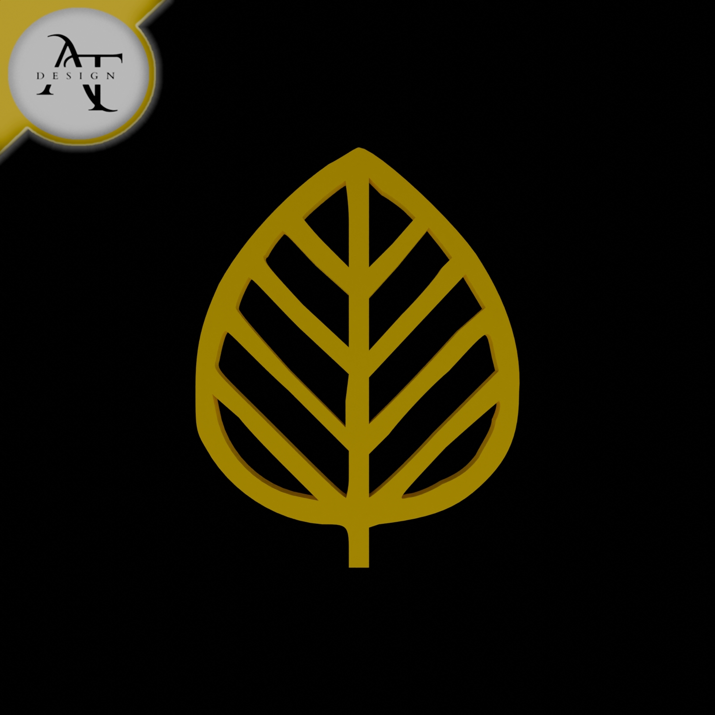 Simple Leaf Symbol - 2D Art