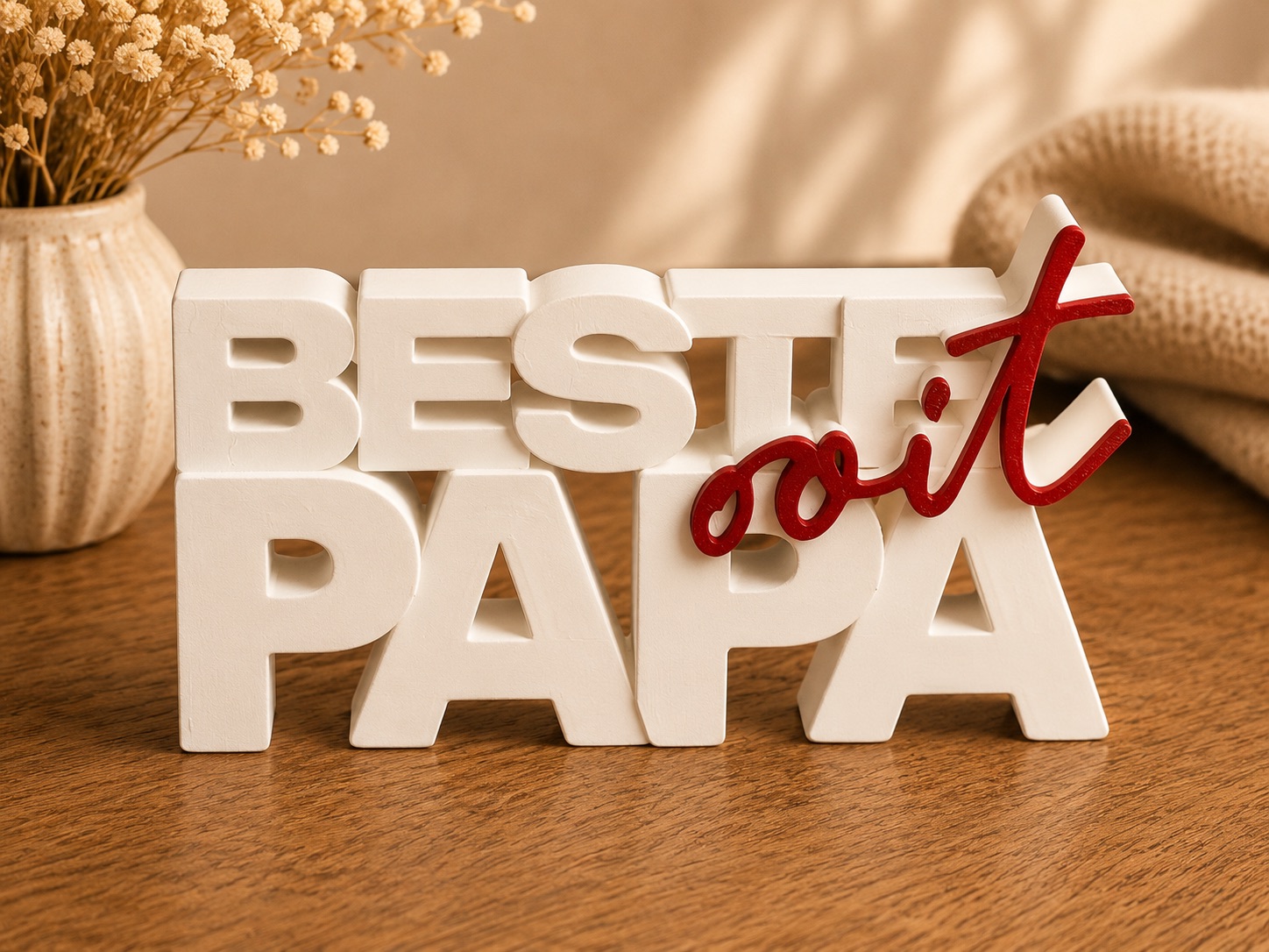 Beste Papa Ooit – Multicolor Father’s Day Decor