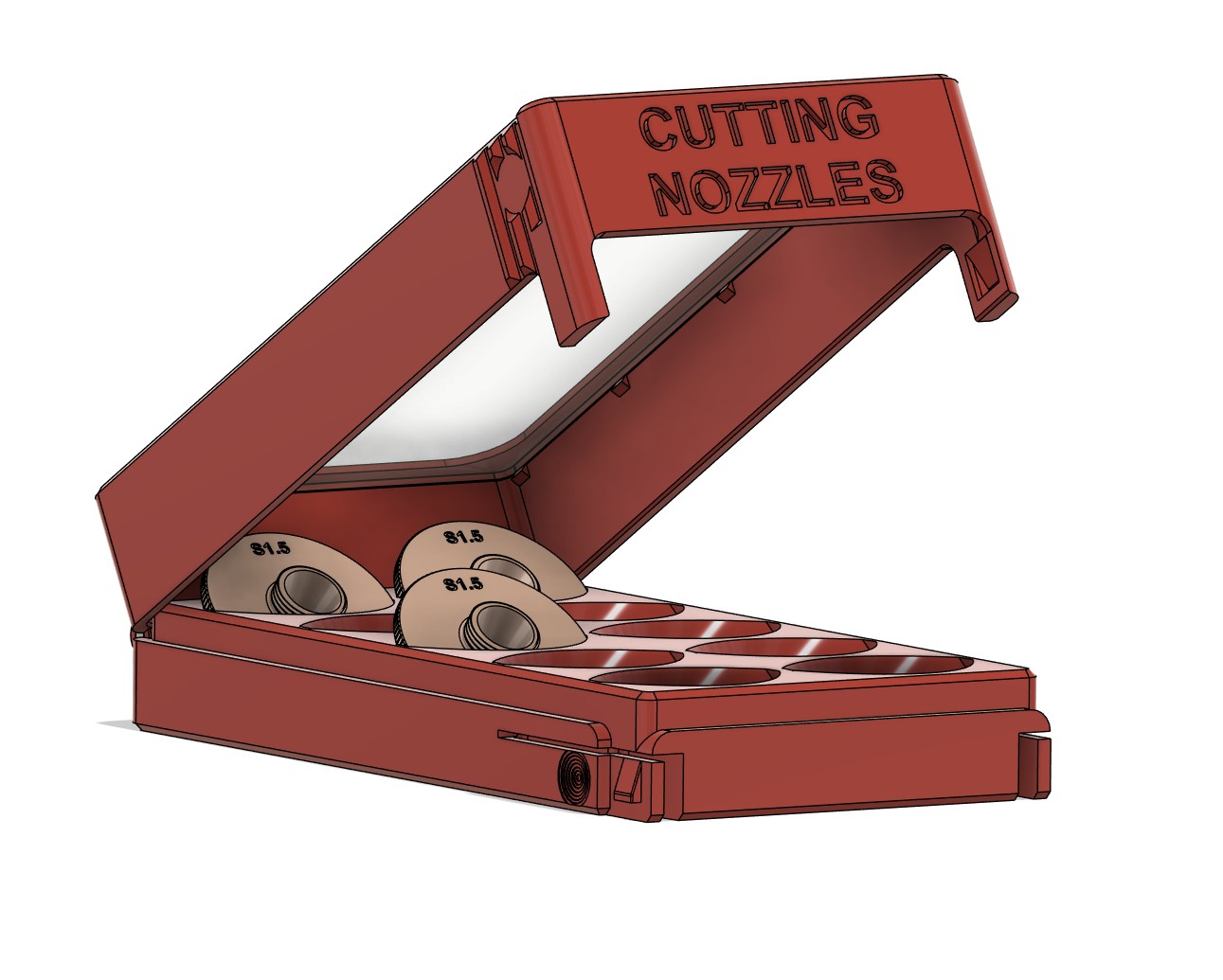 Fiber Laser cutting nozzle box