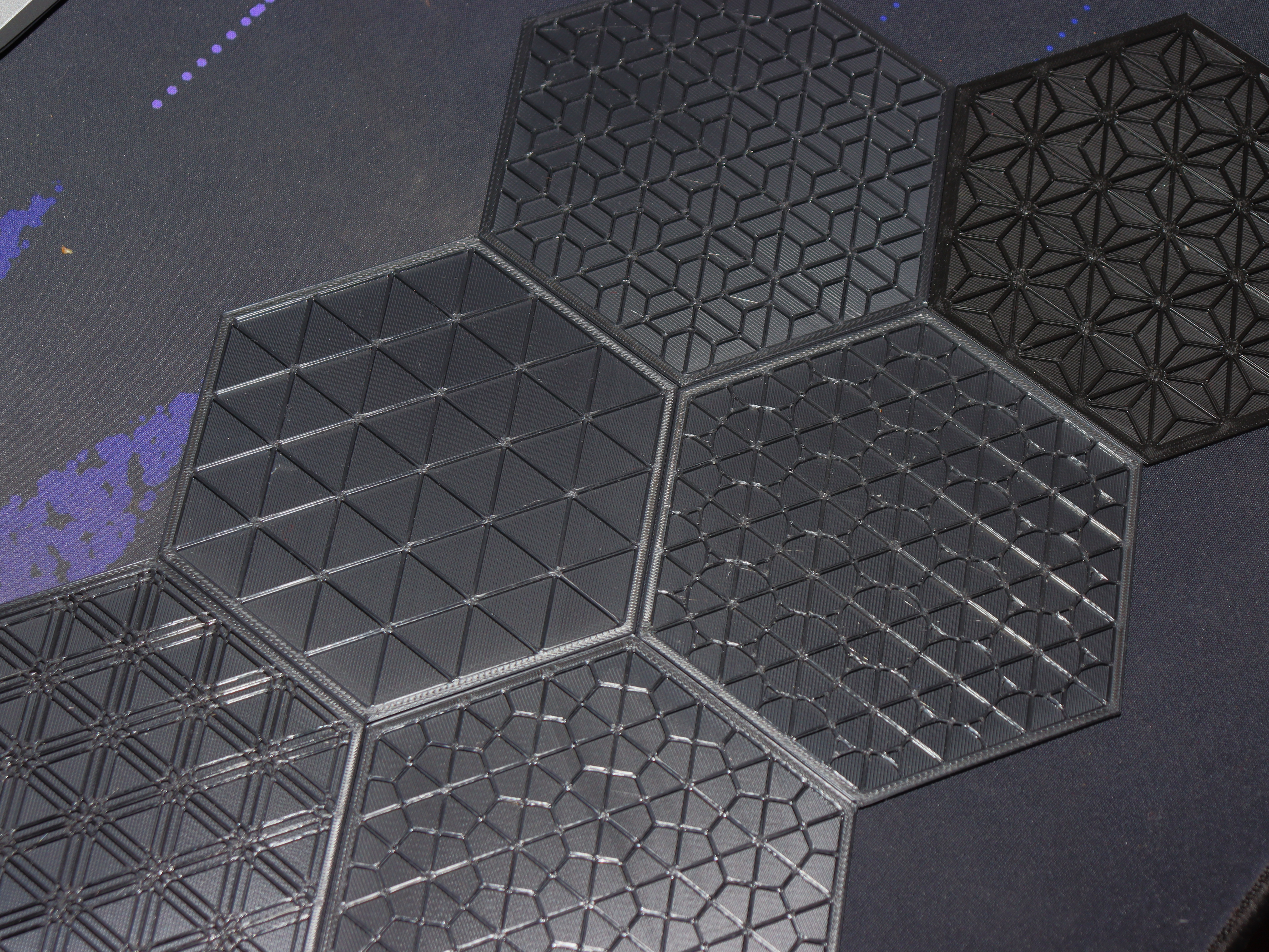 Miniatura 3 do modelo 3D Kumiko Coasters - Hexagonal