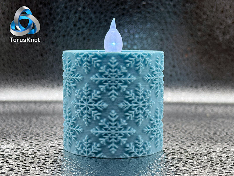 Snowflake Textured Tealight Holder
