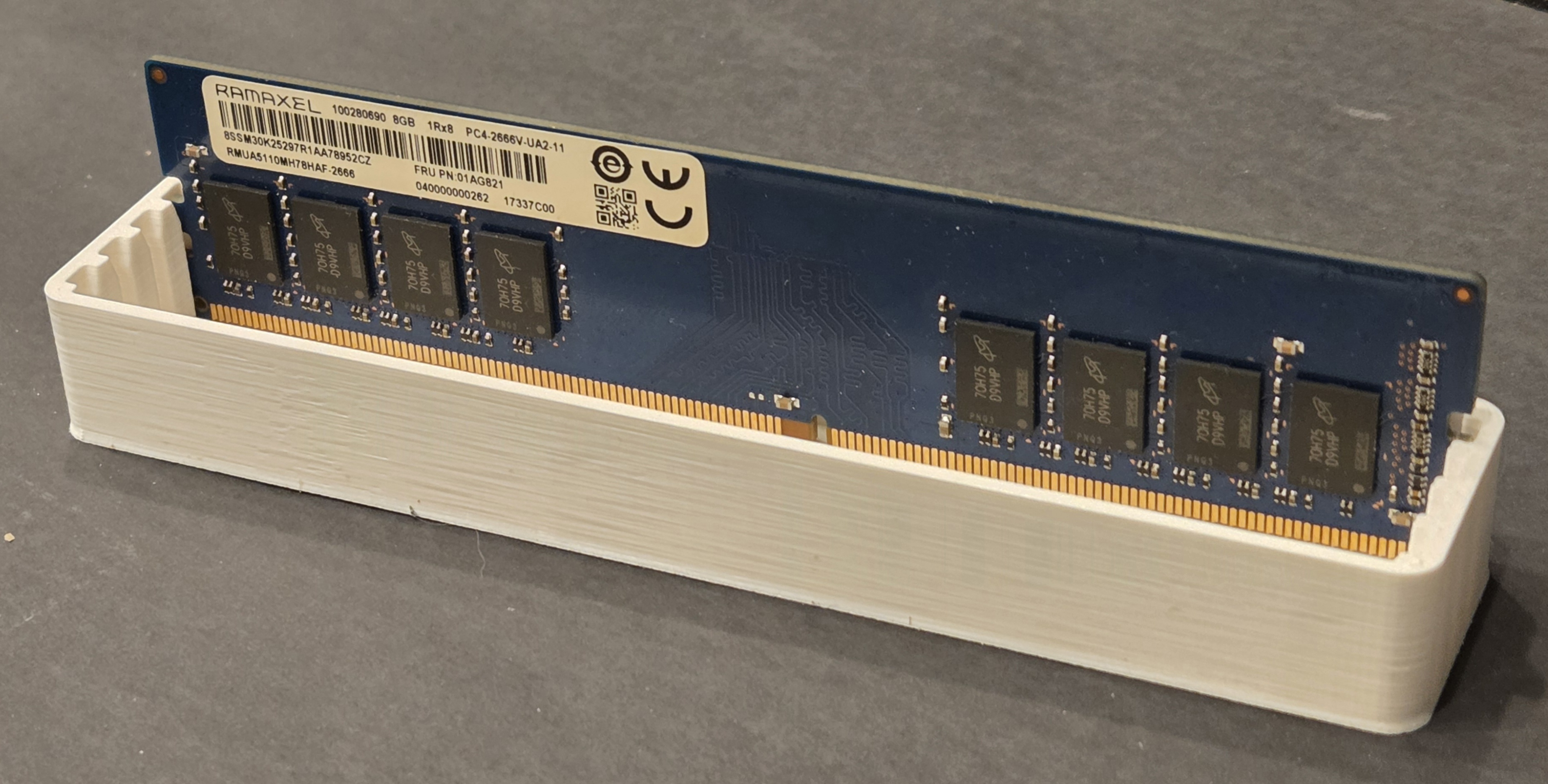 DDR4 DIMM 4X CASE (NO HEATSPREADER) 3D model