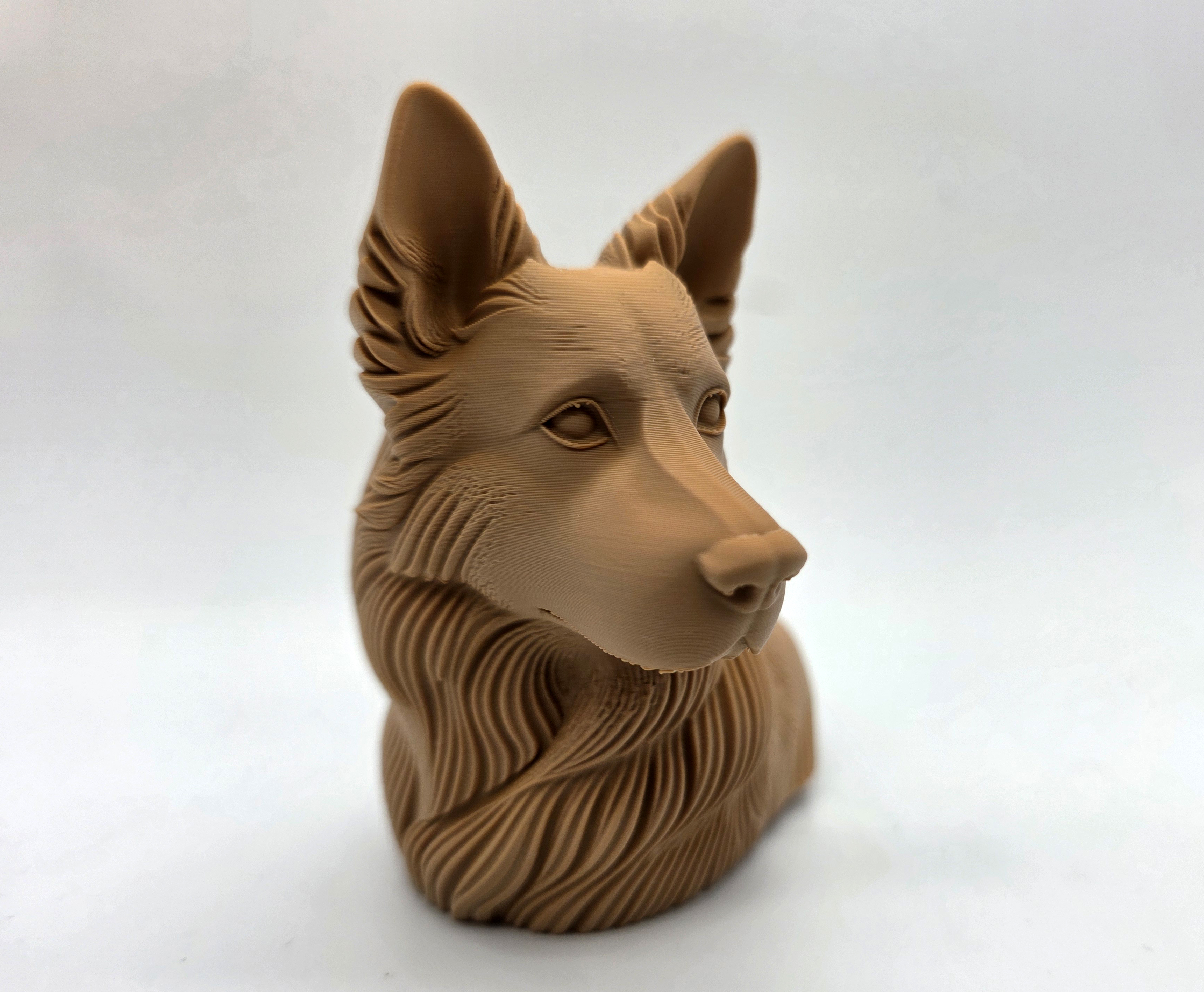 German Shepherd Bust