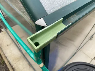 Gutter adapter for greenhouse / Dachrinnenadapter für Gewächshaus V2
