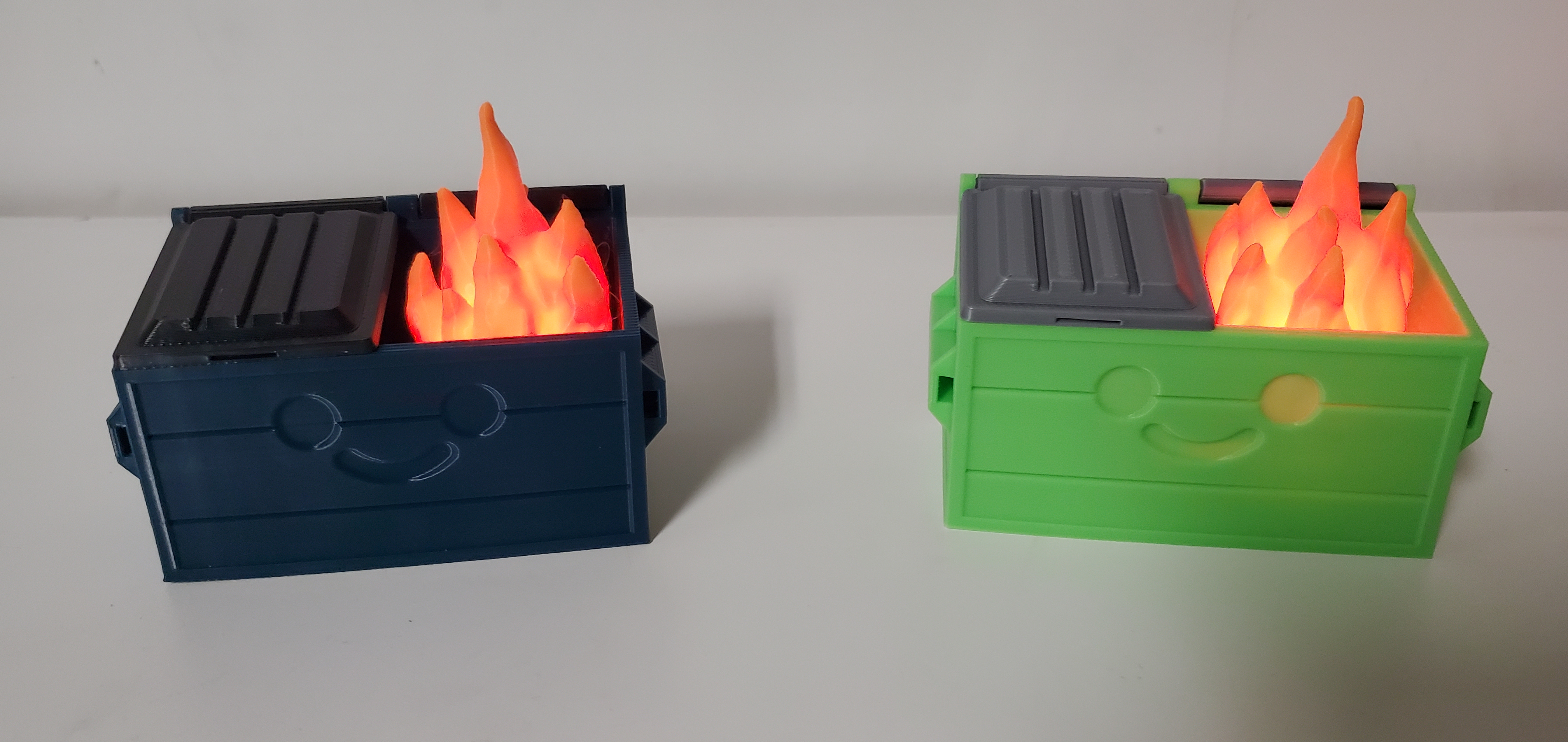 Hollow Flame for Dumpster Tea Light