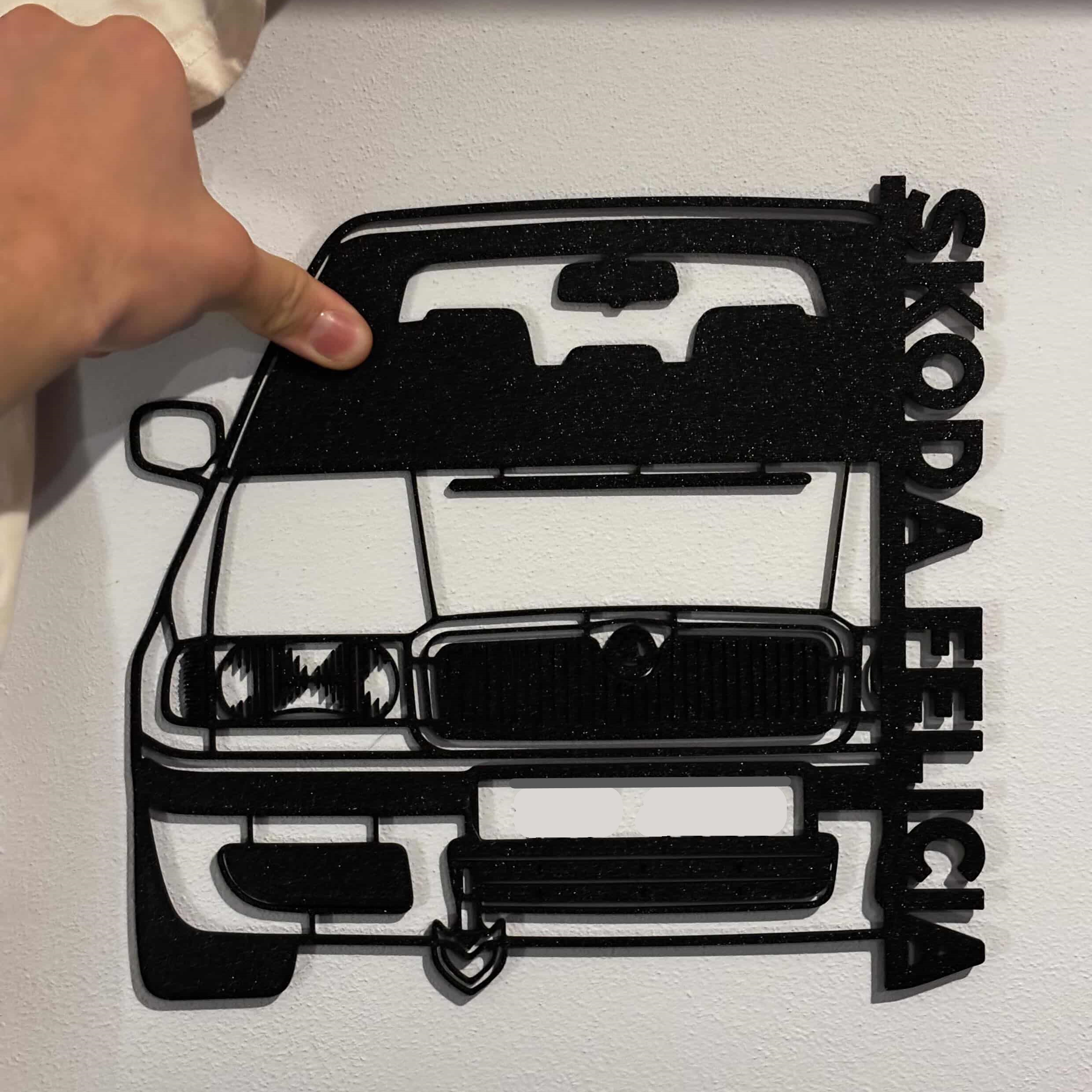 Skoda Felicia (1999) - WallArt 3D model