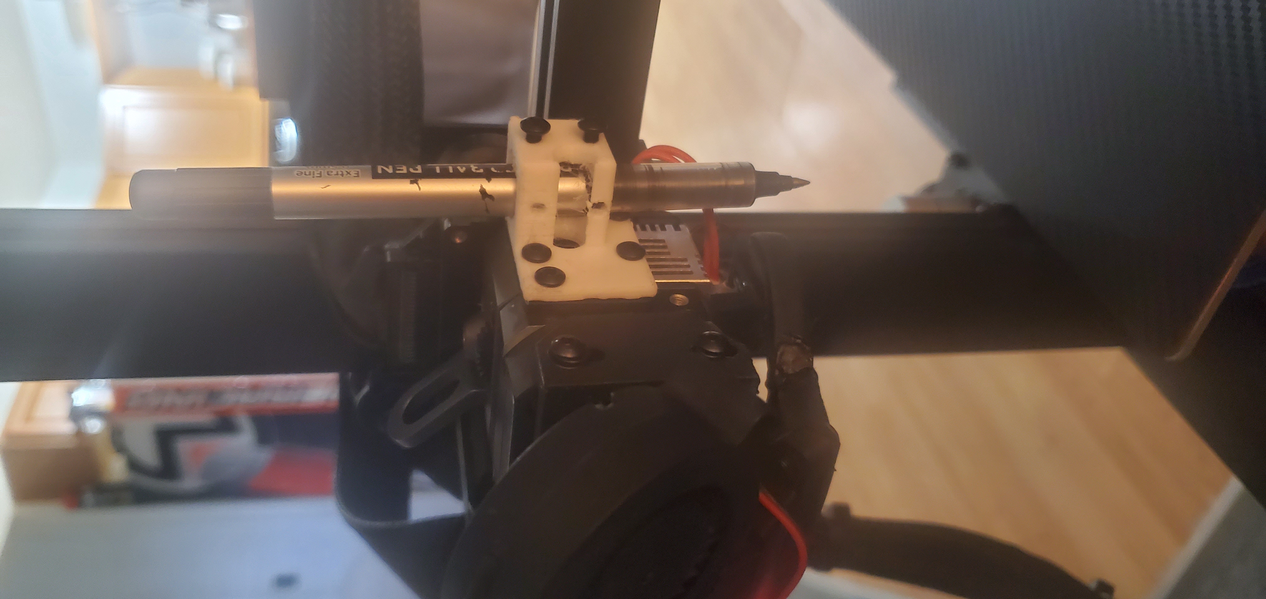 Sprite extruder pen holder / plotter