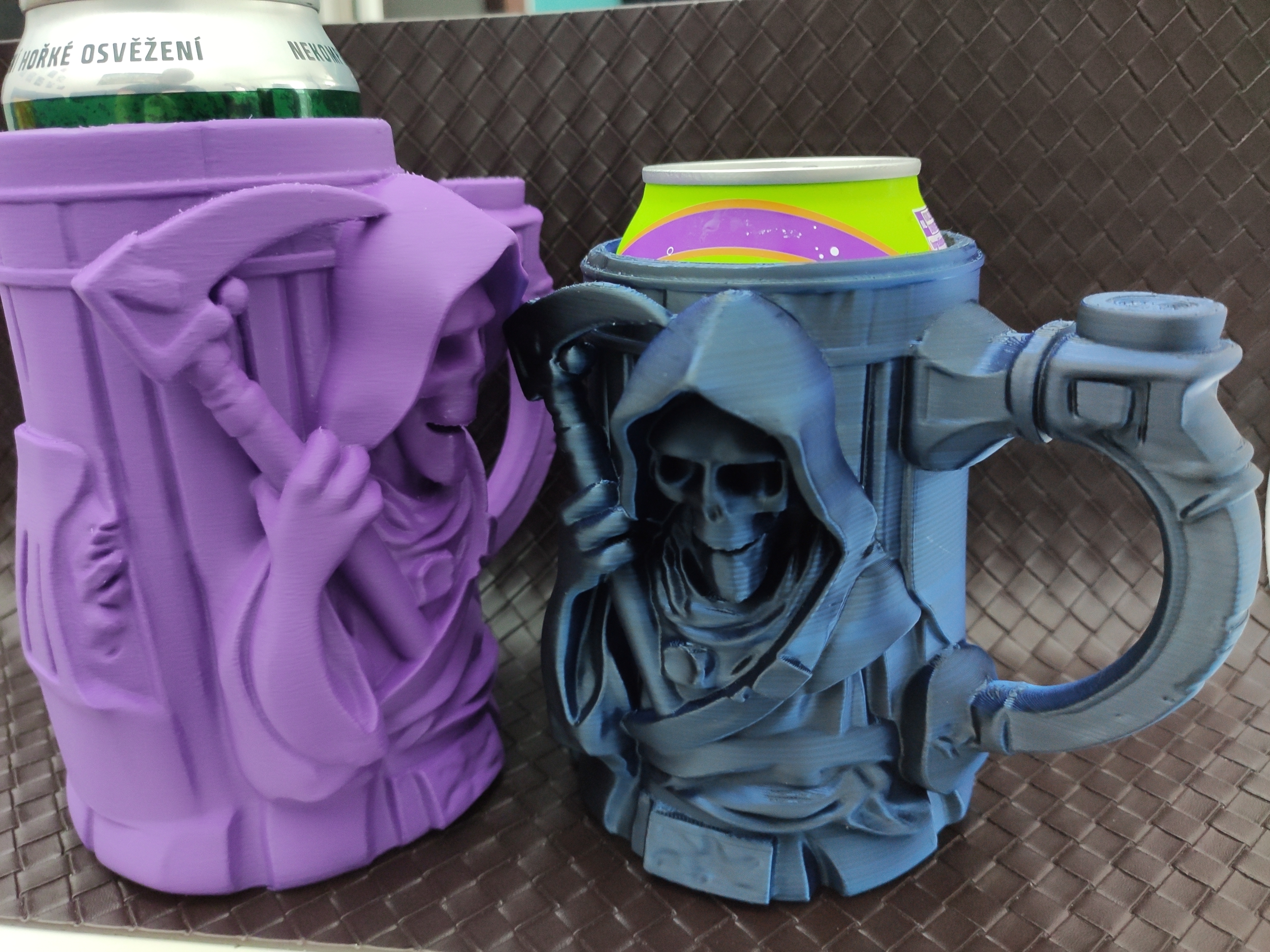 Grim Reaper Can Holder (0.5L + 12oz Cans) - Beer mug