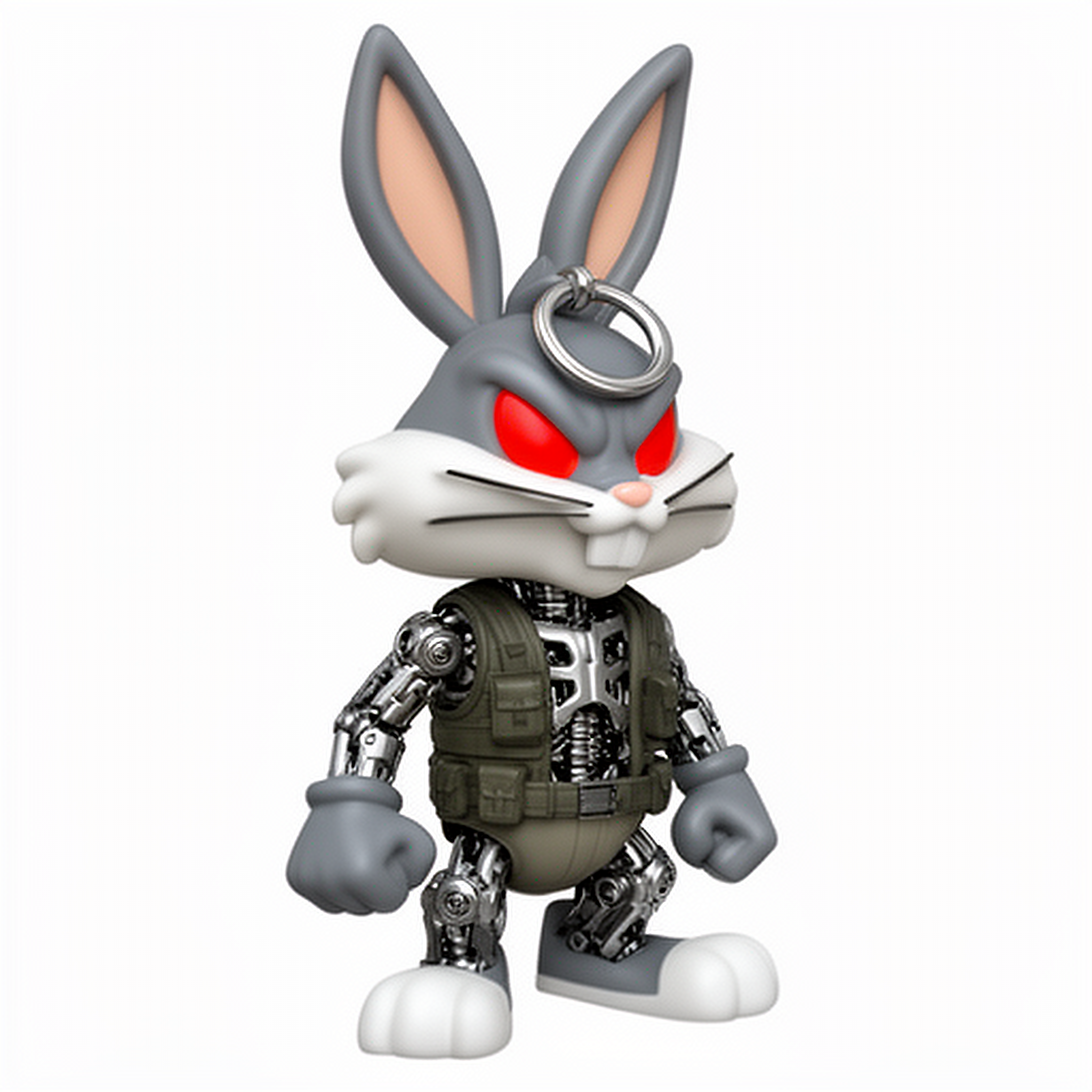 Bugs Bunny Terminator Ring Figure