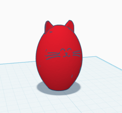HAPPY EASTER CAT-EGG 3D model by Thomas Lagler