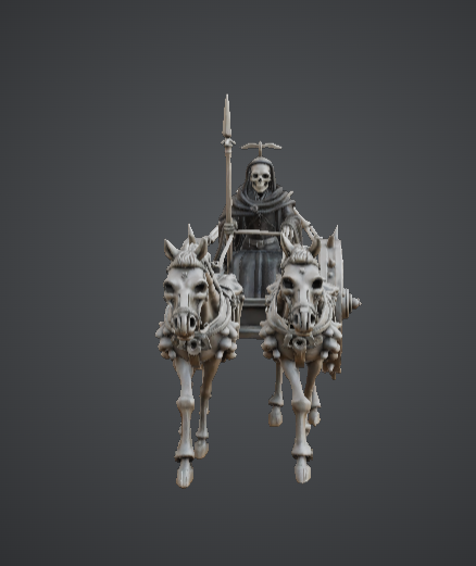 Undead Skeleton Chariot – Grim Reaper War Cart